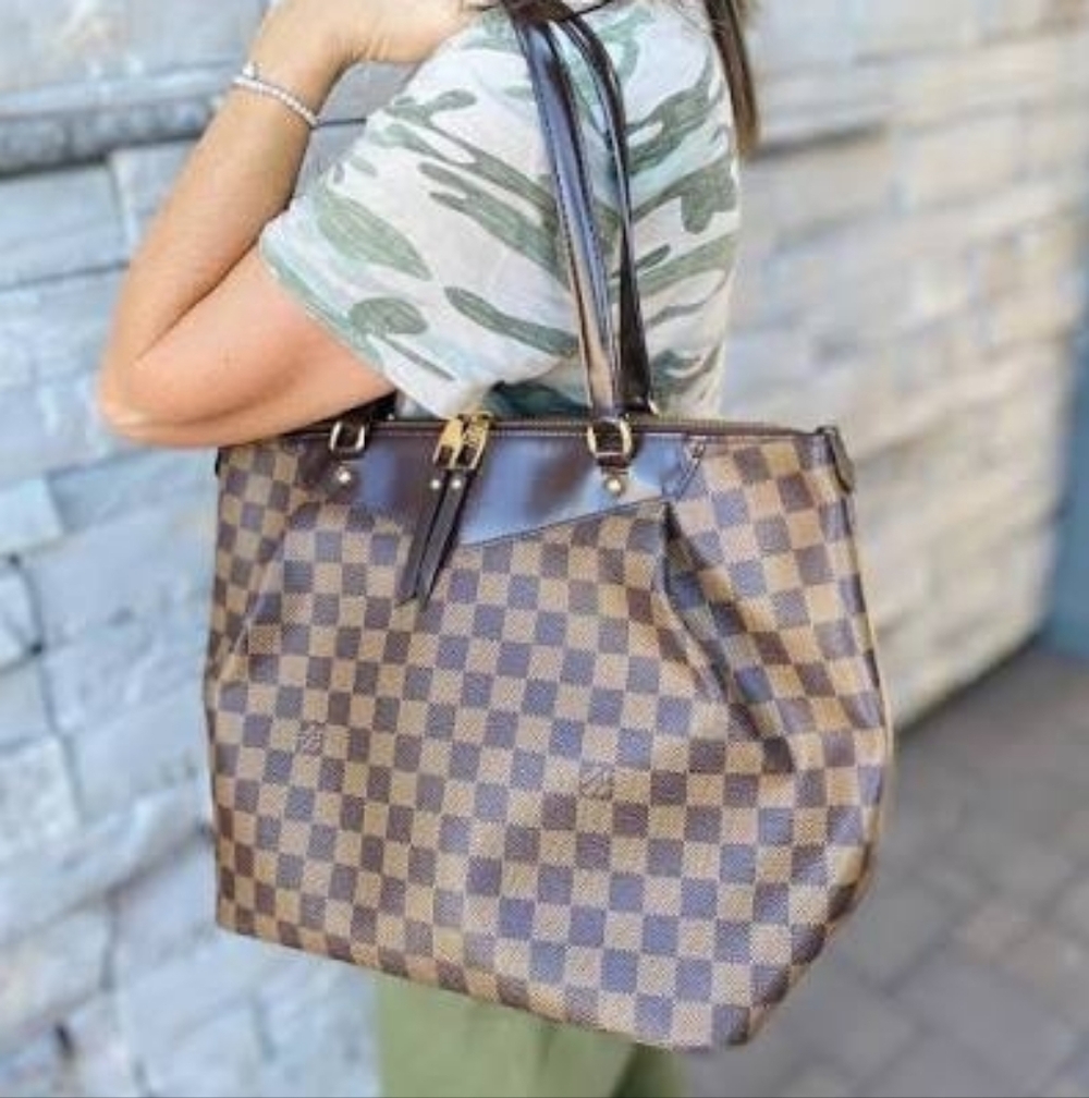 Authentic Louis Vuitton Westminster Damier Ebene GM! Tote Bag Shoulder Bag! GUC! - Picture 5 of 17